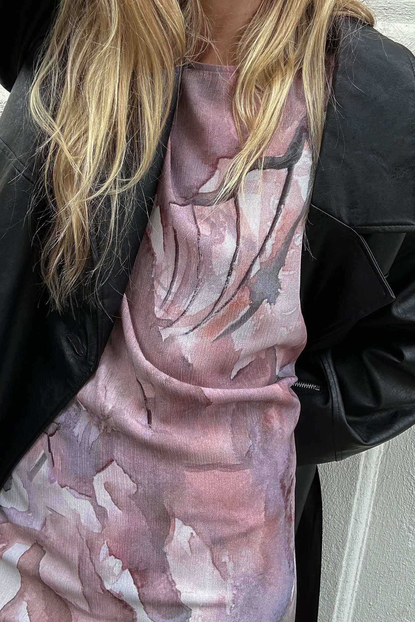 Bedrucktes Kleid