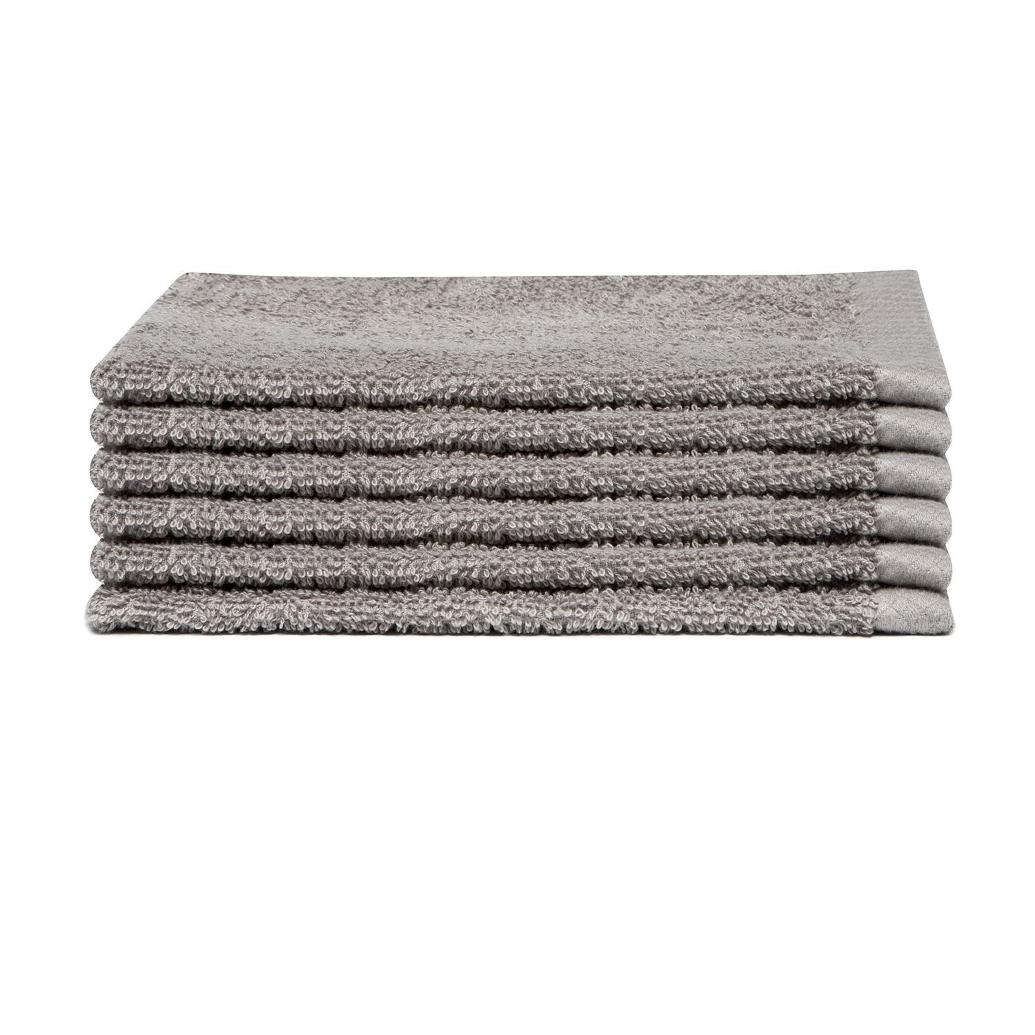 Seahorse Pure 16 x 21 cm 6er-Set Waschlappen