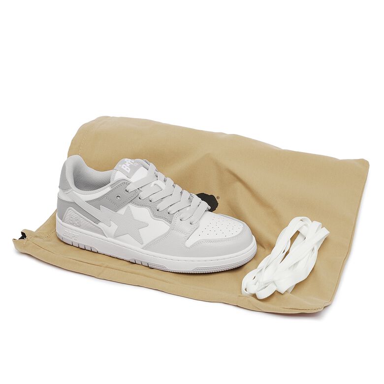 A Bathing Ape Wmns SK8 STA #5 L white