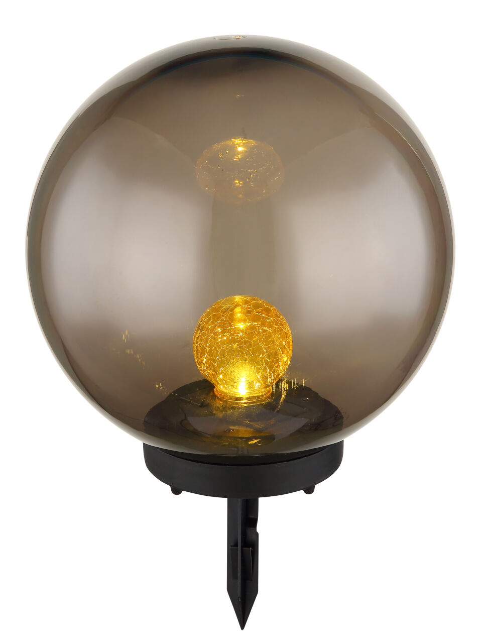 Globo Lighting - SOLARLEUCHTE KUNSTSTOFF SCHWARZ, 1XLED - Solarleuchte Kunststoff schwarz, LED