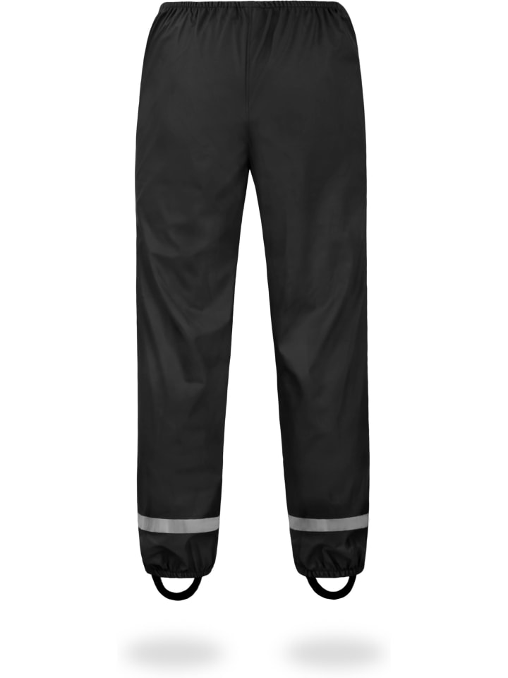 Normani Outdoor Sports Kinder Regenhose York in Schwarz günstig kaufen