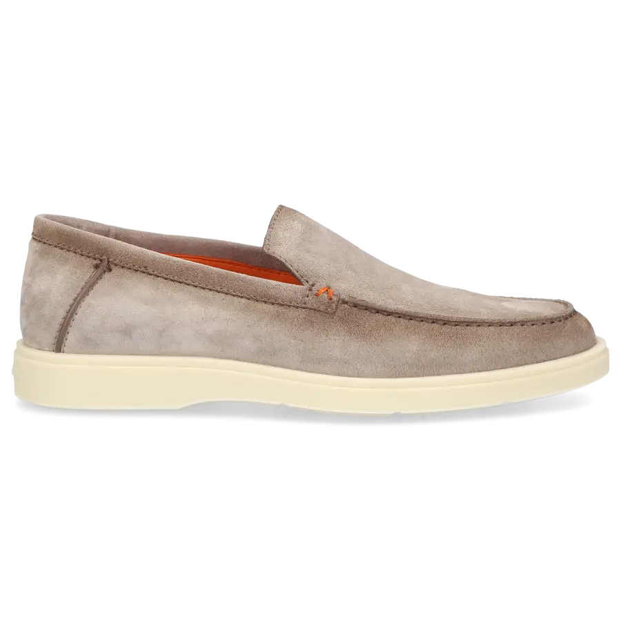 Santoni - Loafer MGDT17 Veloursleder - beige