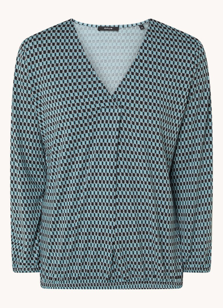 OPUS Sannah tunic with graphic print