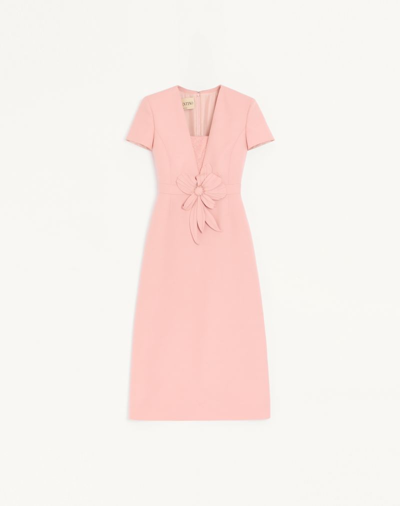Broderet Crepe Couture Midi-kjole