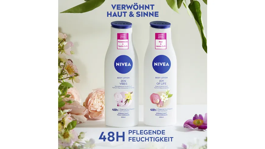 NIVEA Body Lotion Joy of Life Rose & Jasmin 250 ml