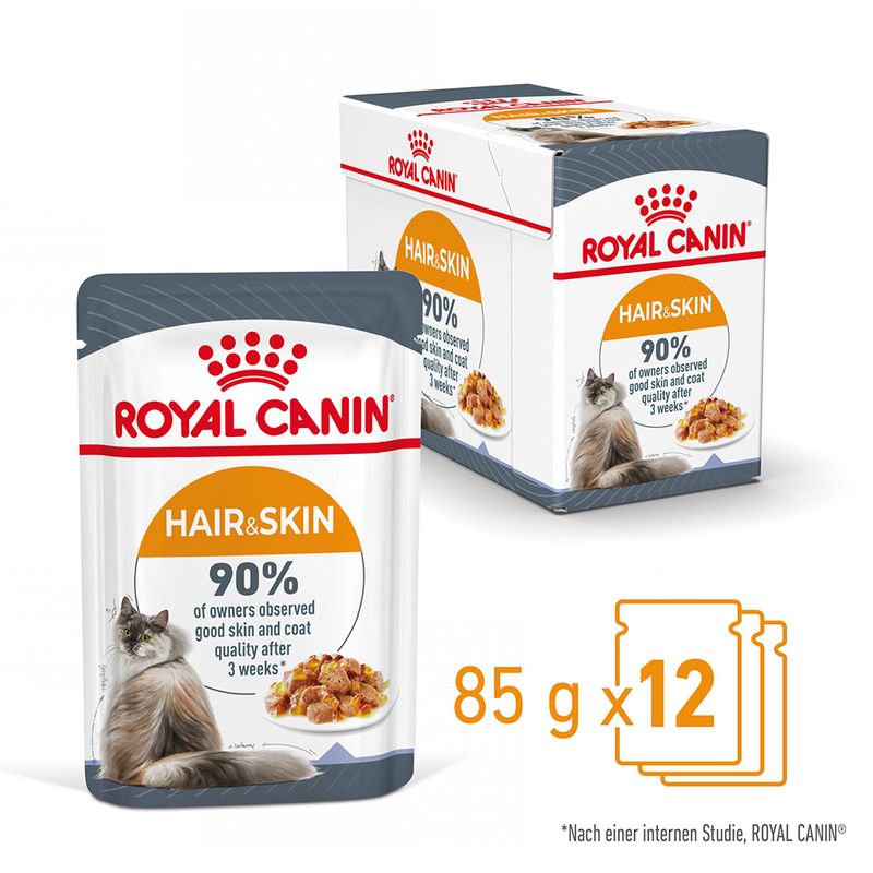 Royal Canin Hair & Skin Care in Gelee zu TOP-Preisen | bitiba %