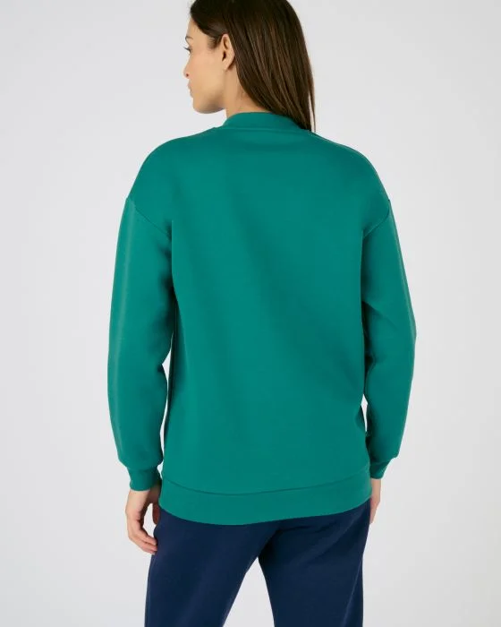 Sweat-shirt finitions bord-côtes Thermolactyl