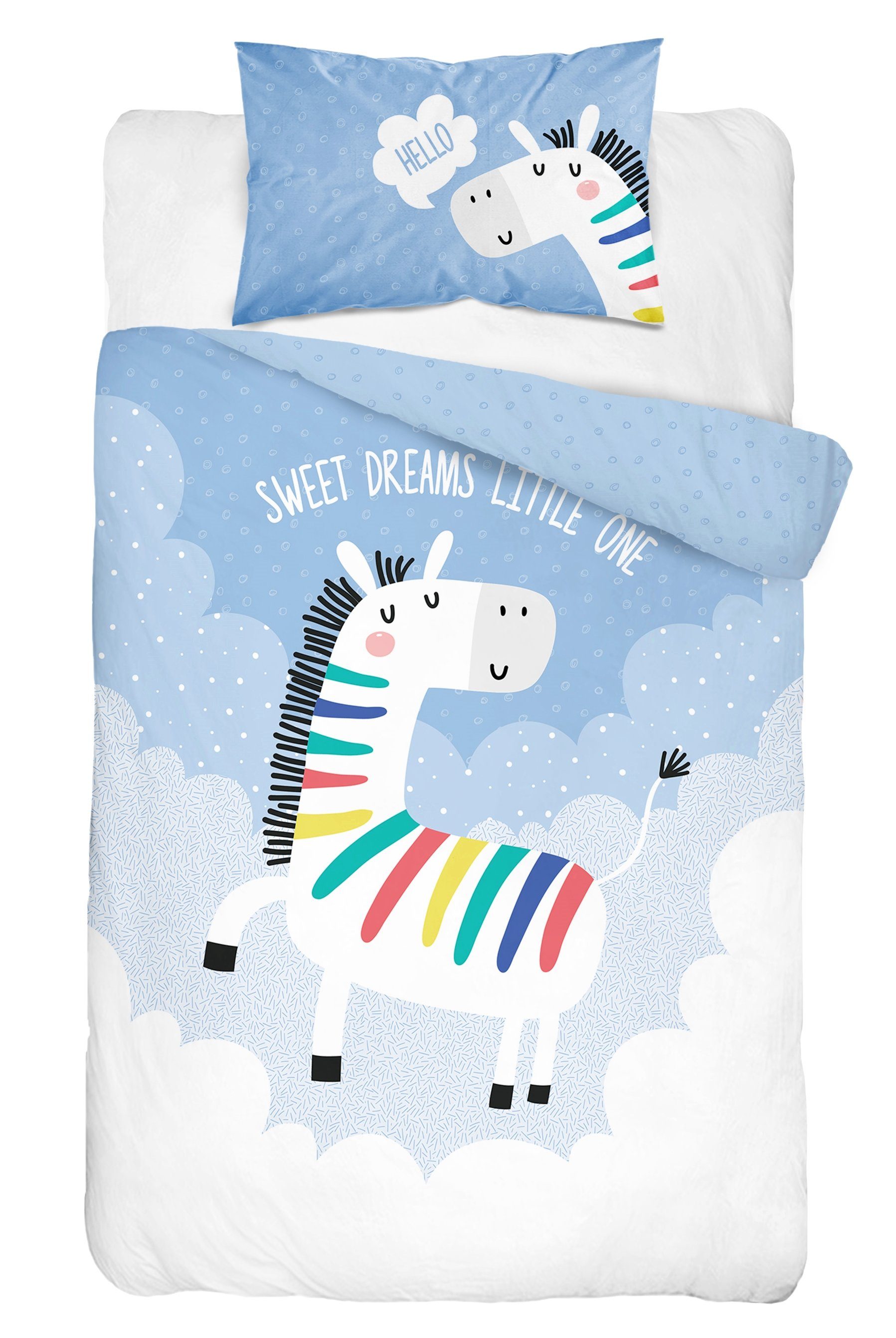 Babybettwäsche Baby Bettwäsche Set 100x135 Bettbezug Babybett Bettwäsche 100x135, Carpe Sonno, Baumwolle, 2 teilig, Babybettwäsche 100x 135 Neugeborene I LOVE YOU MUM
