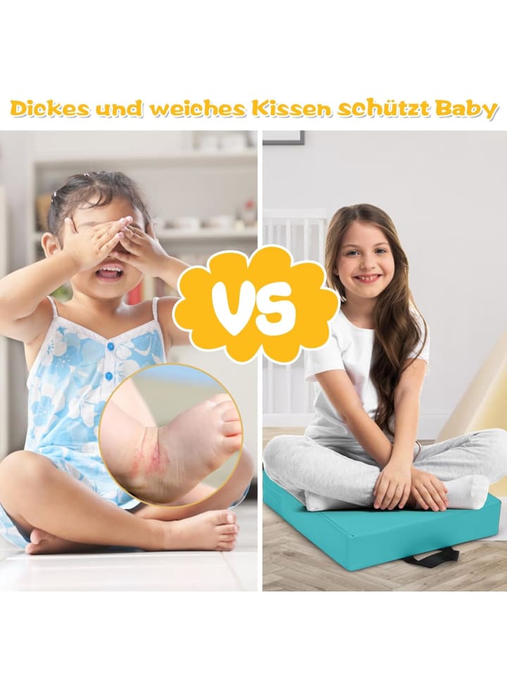 COSTWAY 6er Set Stuhlkissen in Blau günstig kaufen 38 cm