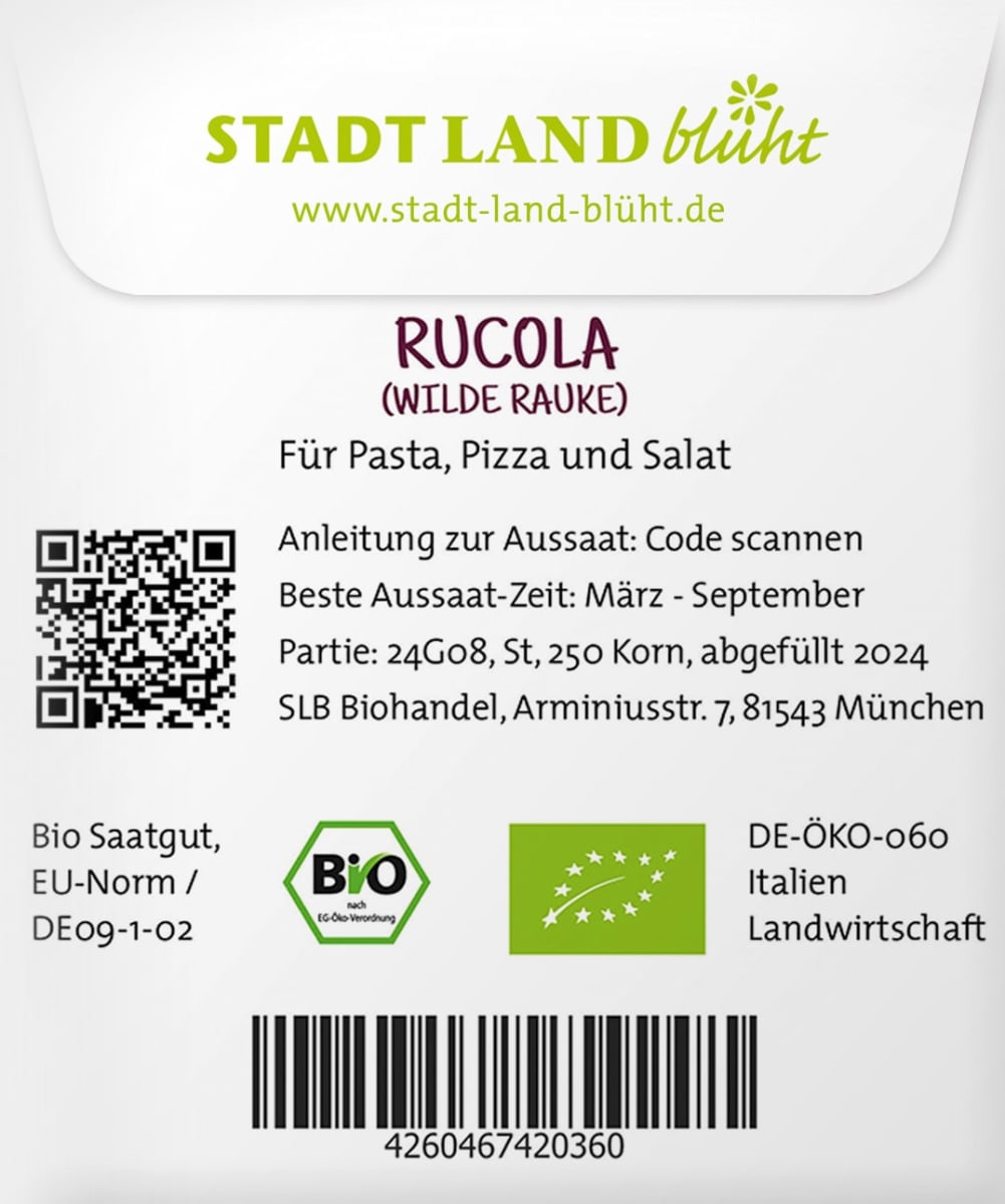 Saaten, Rucola (Wilde Rauke), 1 St