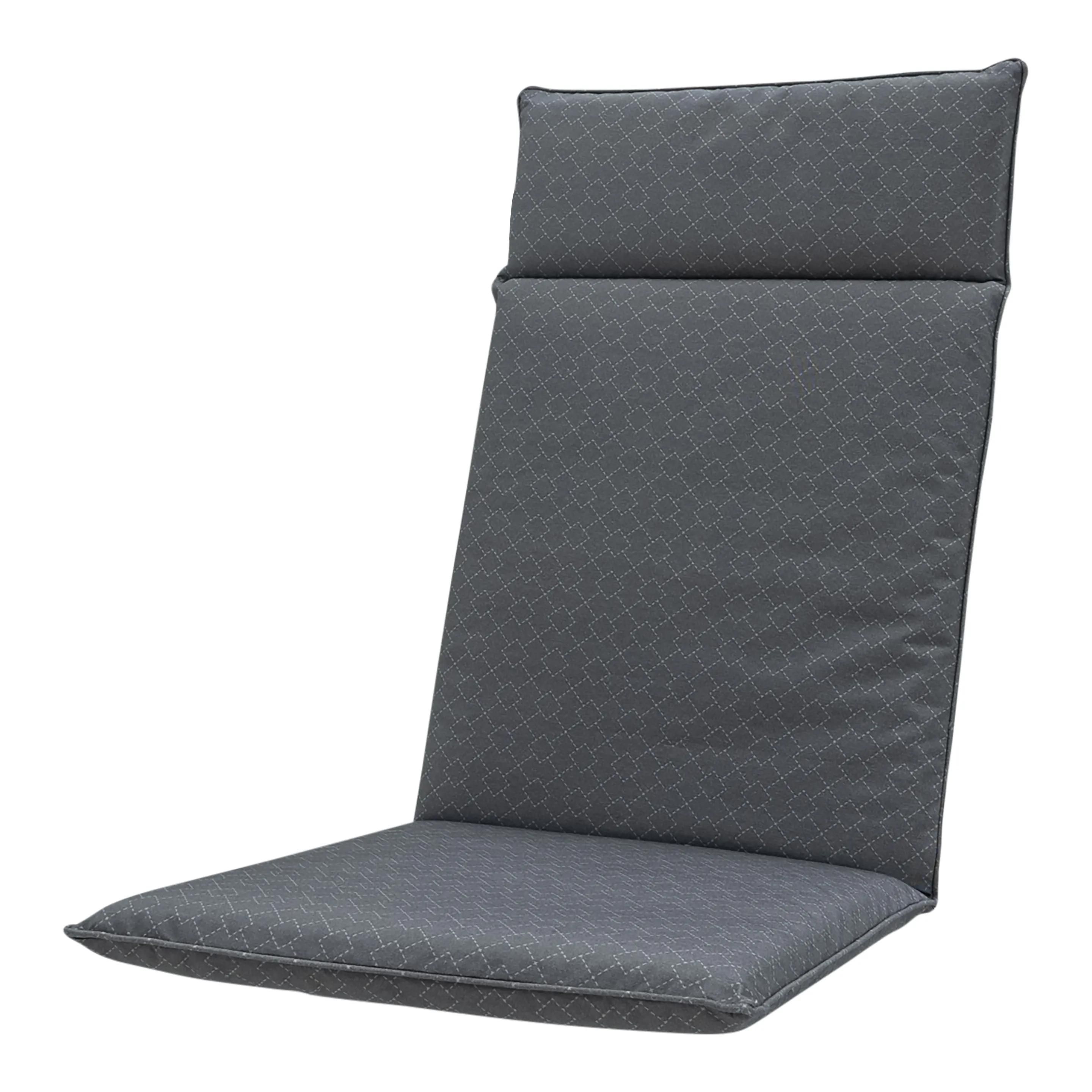 Madison Check Grey 120x50 Kissen mit hoher Rückenlehne