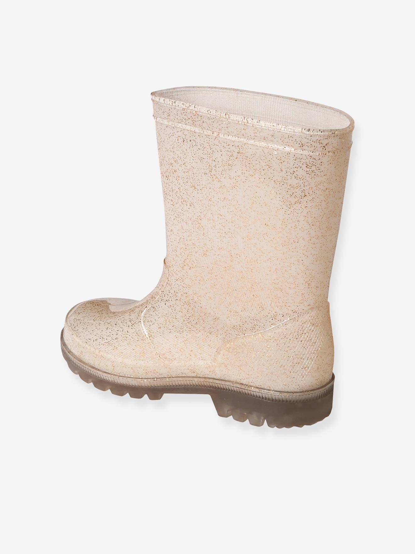 Bottes de pluie pailletées enfant multicolore