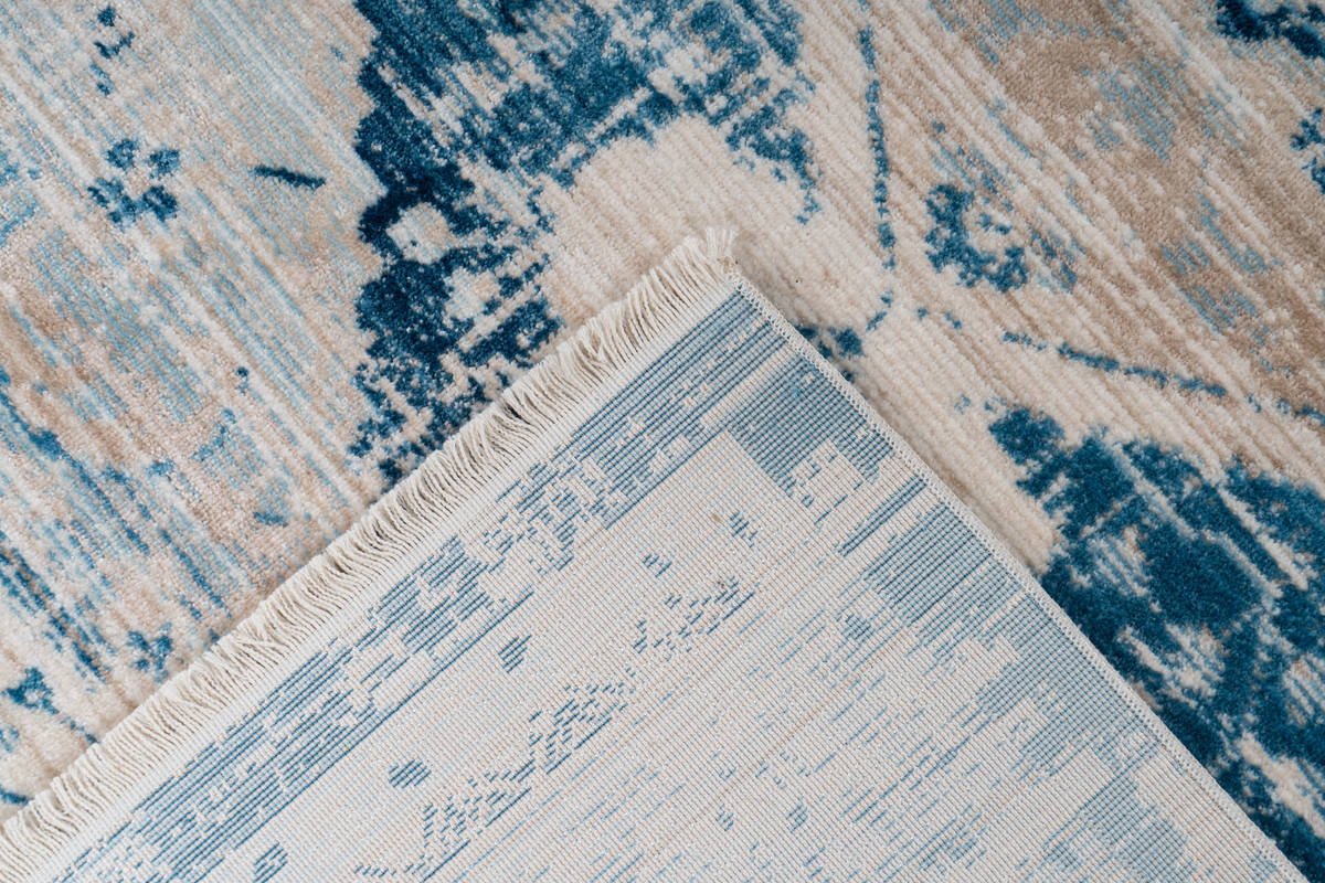 Arte Espina Teppich Creme / Blau 160cm x 230cm