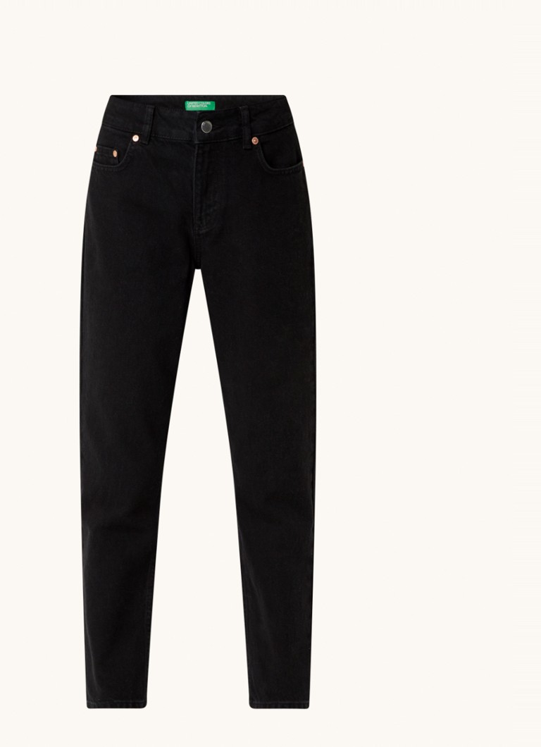 Vaqueros cortos de high alto cu corte cônico de Benetton