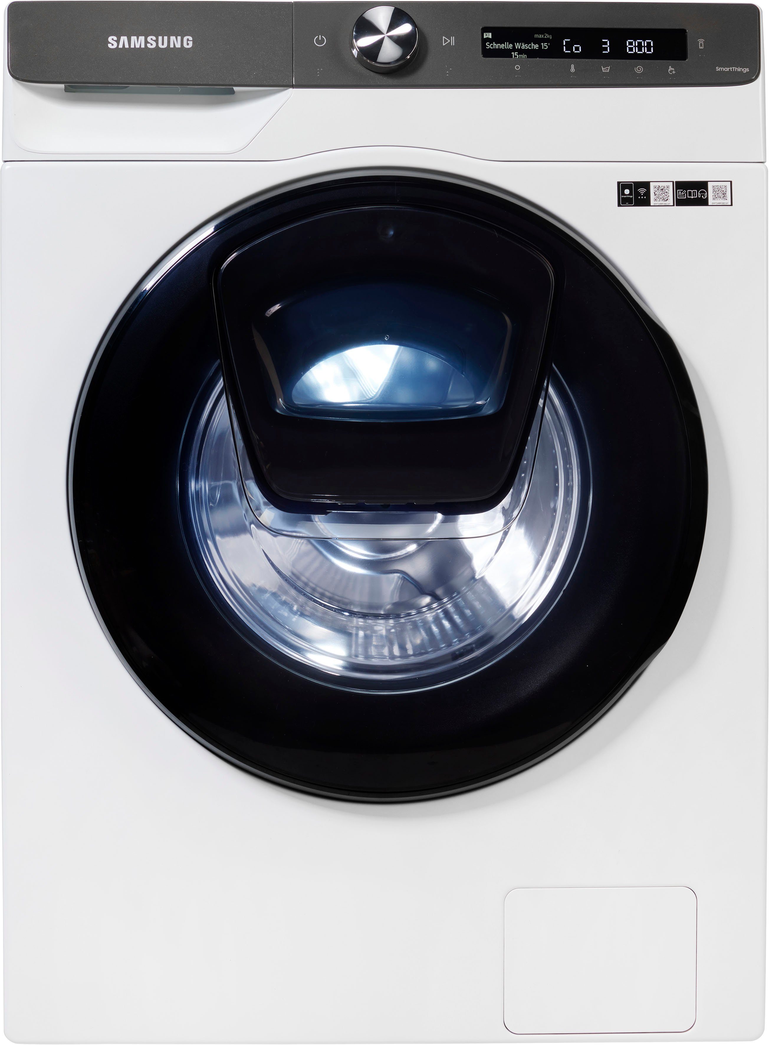 Samsung Waschtrockner WD80T554ABT, 8 kg, 5 kg, 1400 U/min, AddWash