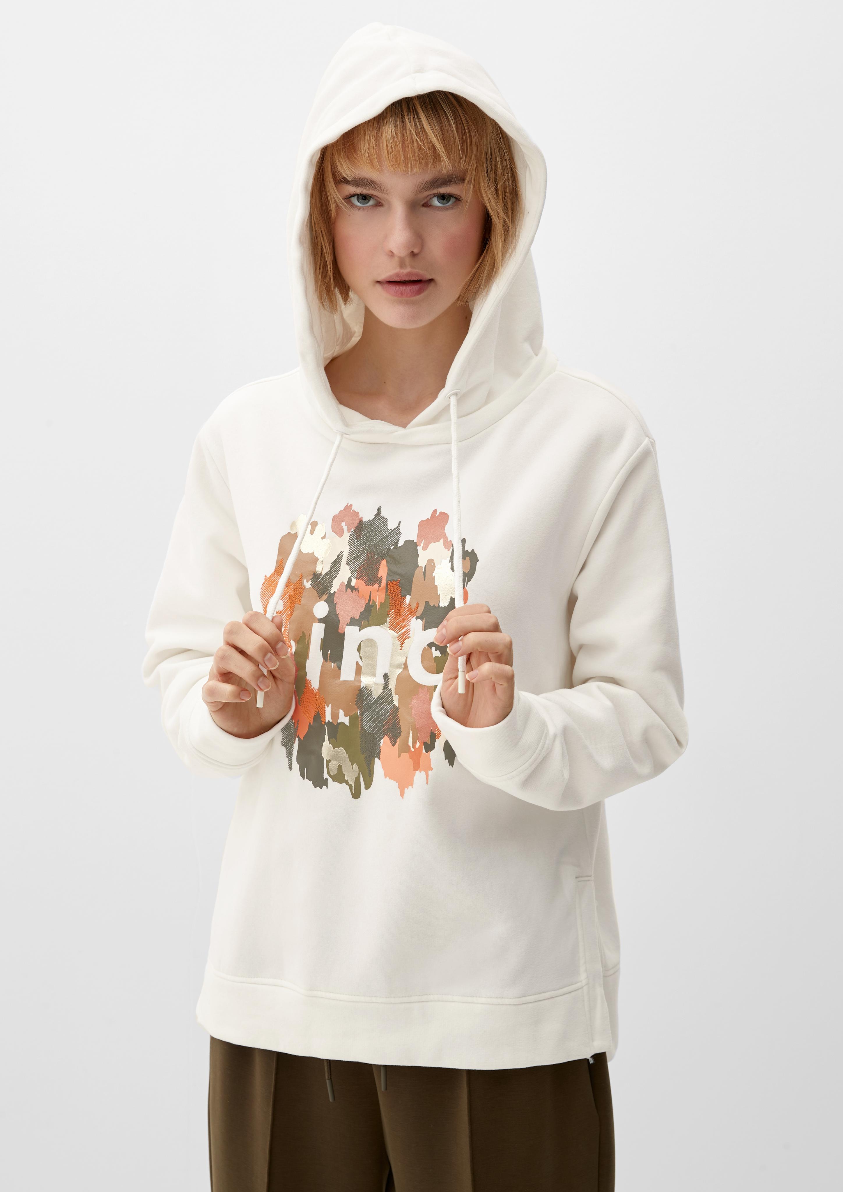 Felpa-Hoodie mit Frontprint  2121657-02D0