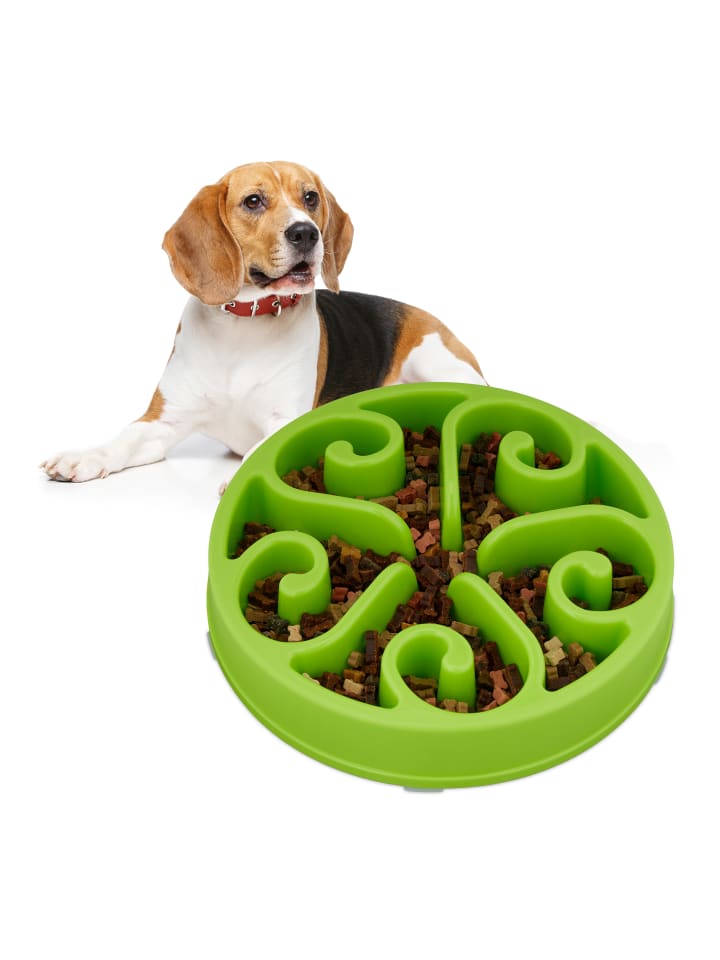 relaxdays Anti Schling Napf in Grün - Ø 30 cm günstig kaufen onesize