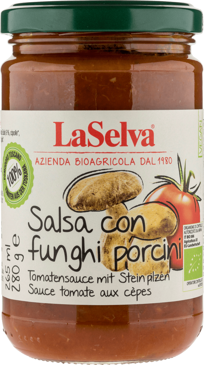 Tomatensoße mit Steinpilzen, 280 g
