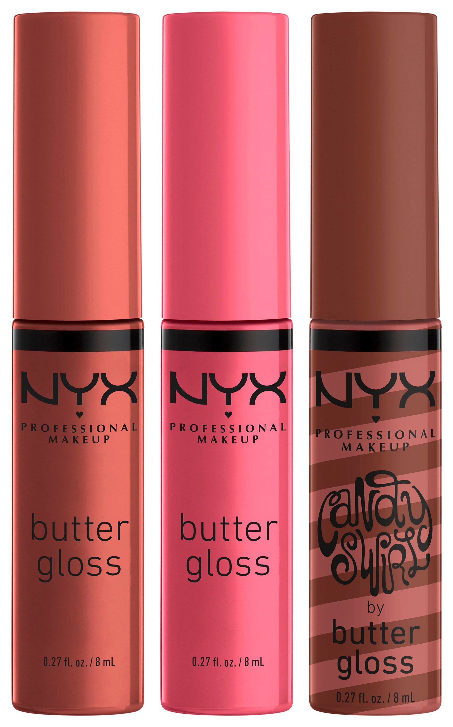 NYX Schmink-Set NYX Professional Makeup Butter Gloss Lip Trio