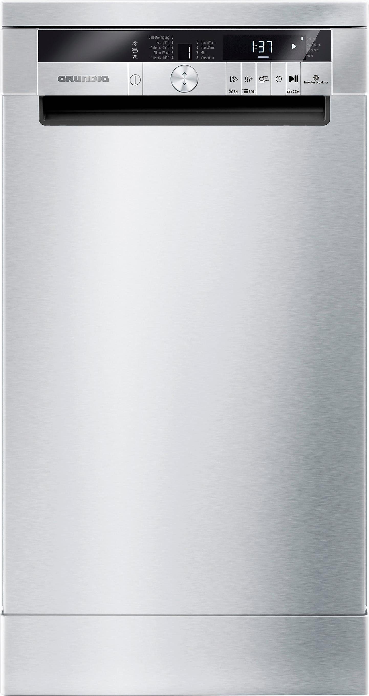 Grundig Standgeschirrspüler, GSF 41825 X, 11 Maßgedecke