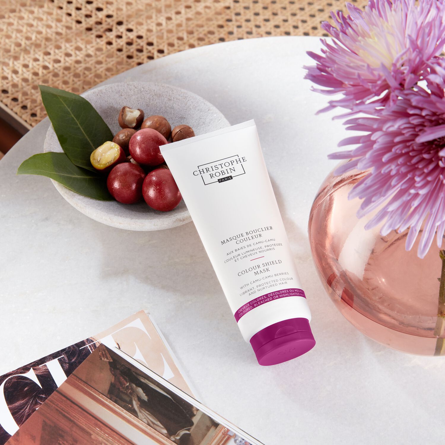 Christophe Robin Masque Bouclier Couleur Aux Baies de Camu Camu 200 ml