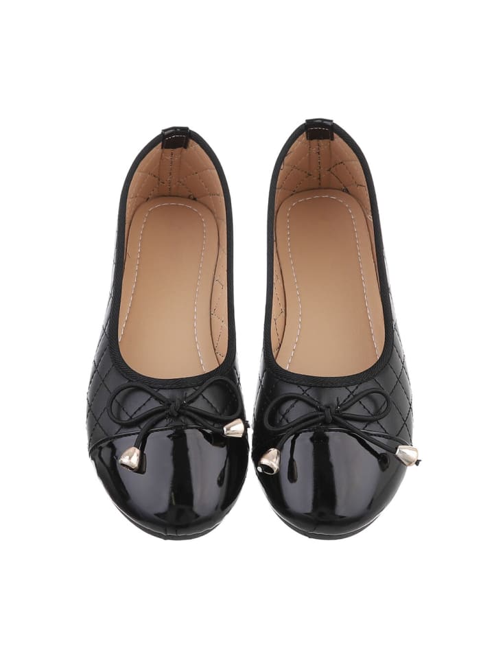 Ital-Design Ballerina in Schwarz günstig kaufen