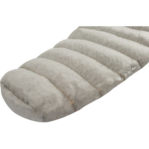 DAUNENSCHLAFSACK SPARK SPI - LONG LIGHT GREY / YELLOW
