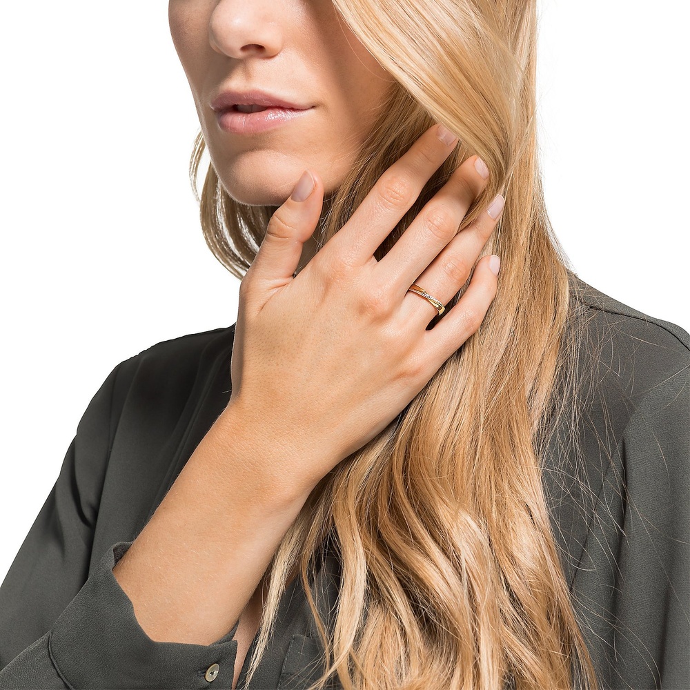 Valeria Bague pour femme 585 Or jaune or jaune Bague