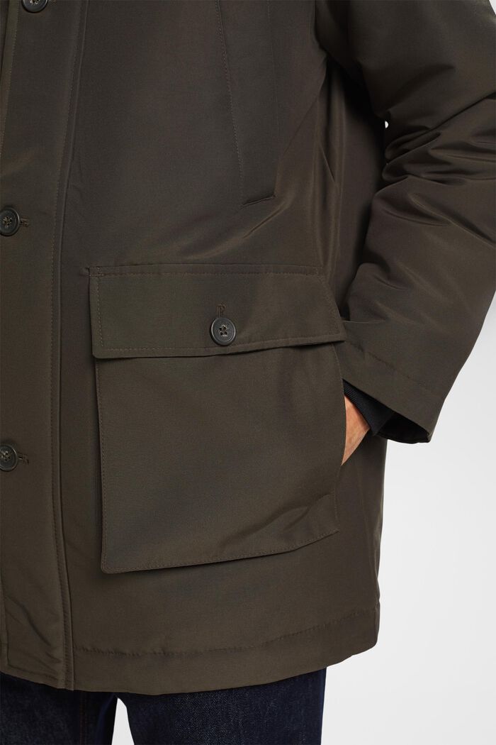 Daunenjacke mit Kapuze