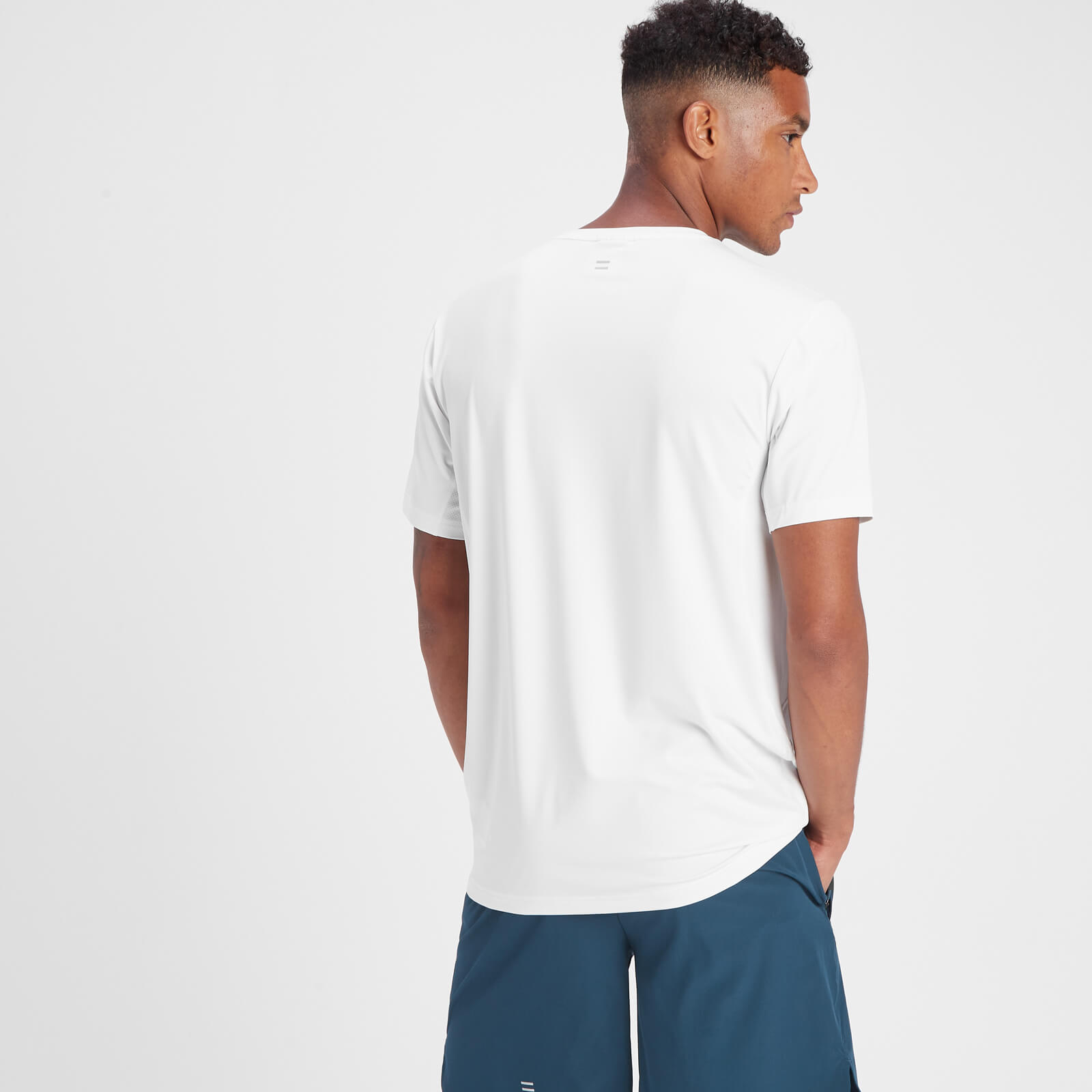 T-shirt à manches courtes MP Velocity pour hommes – Blanc