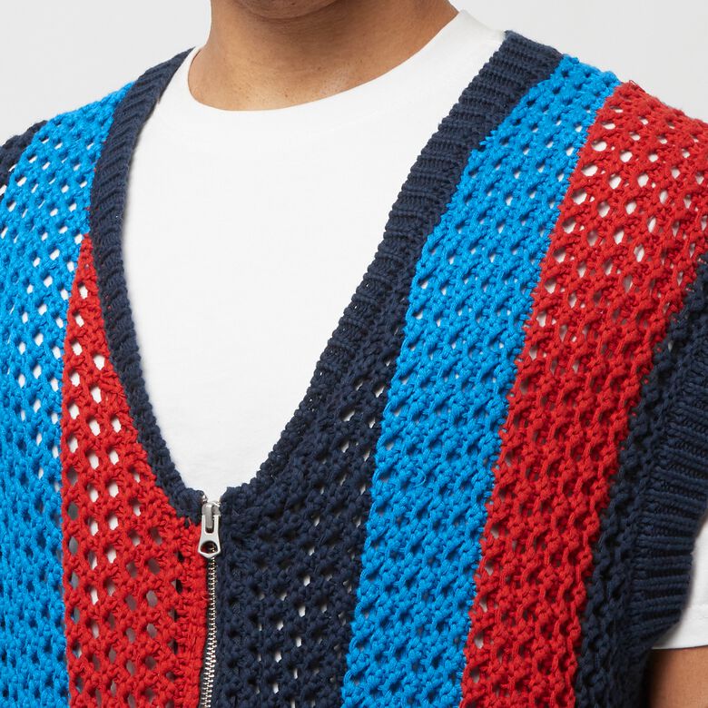 Pleasures Hombre Cardigan Vest multicolor