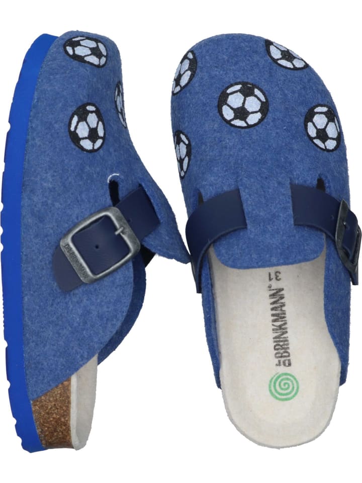 Dr. BRINKMANN Klassische Hausschuhe in blau günstig kaufen