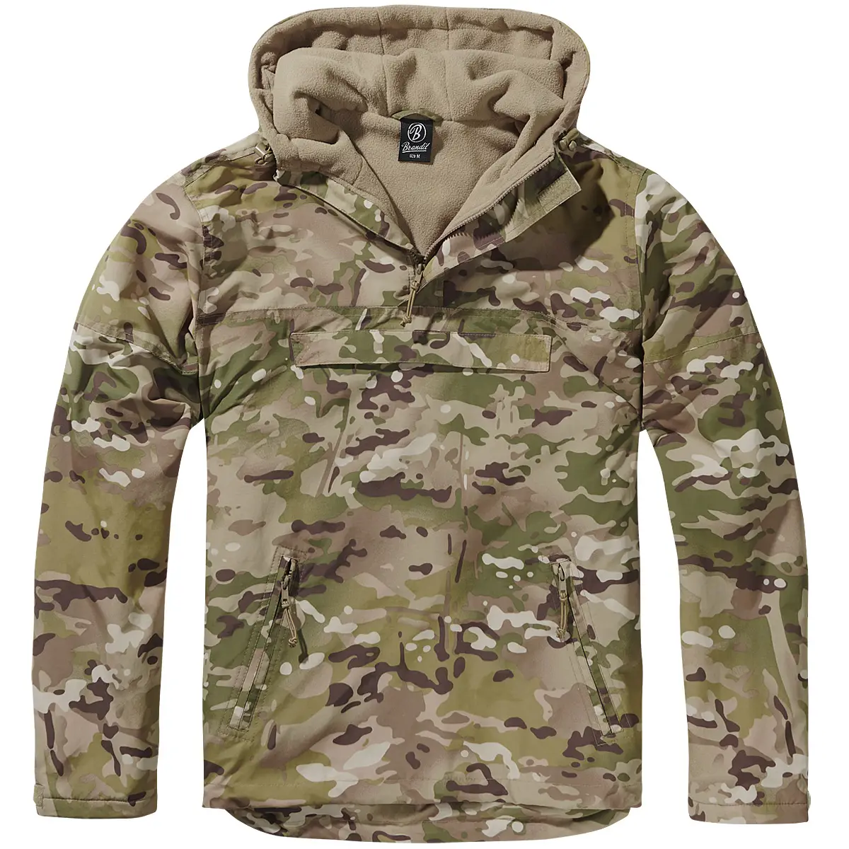 Hooded Windbreaker tactical camo