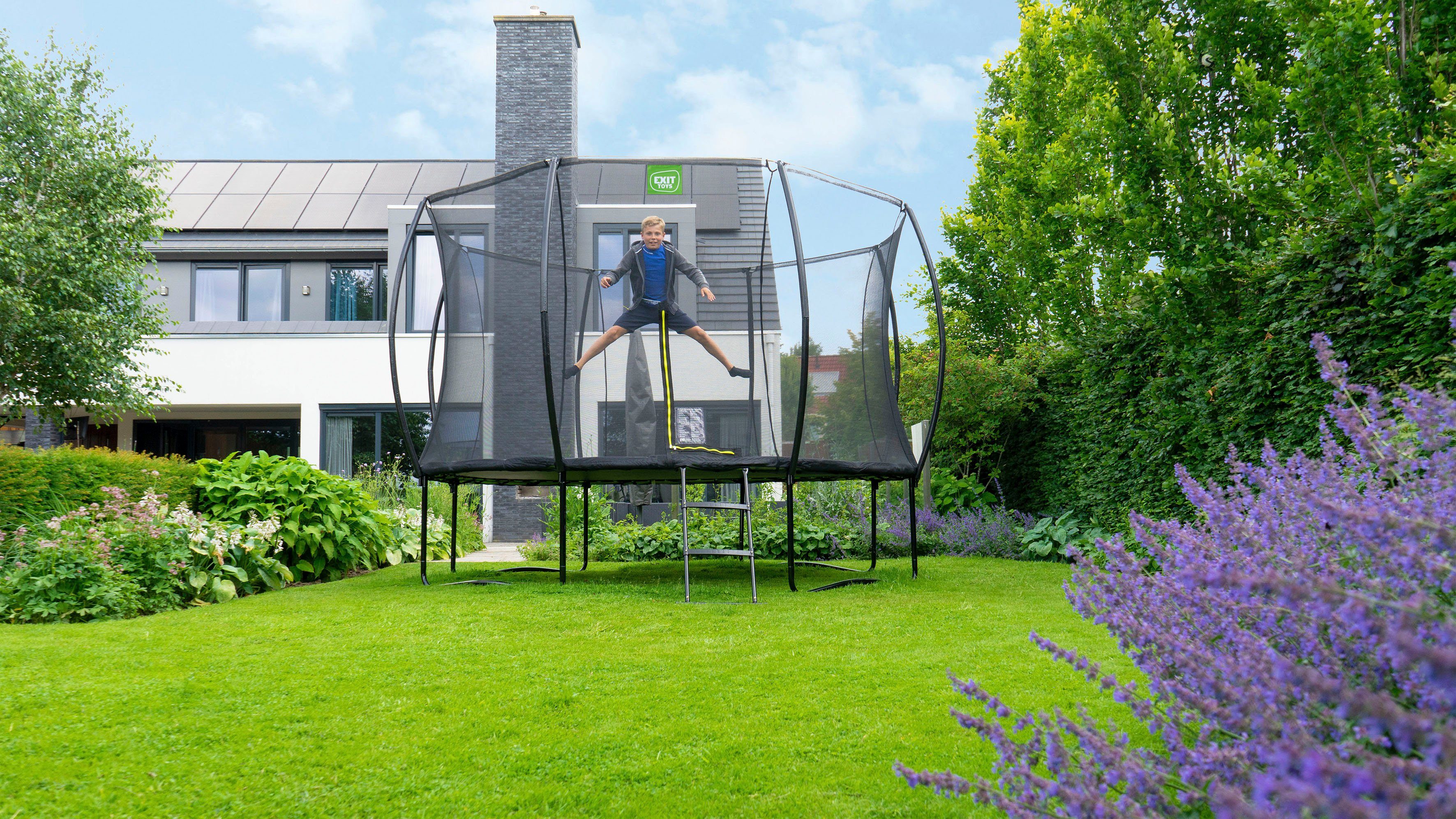 EXIT Gartentrampolin Silhouette, Ø 244 cm