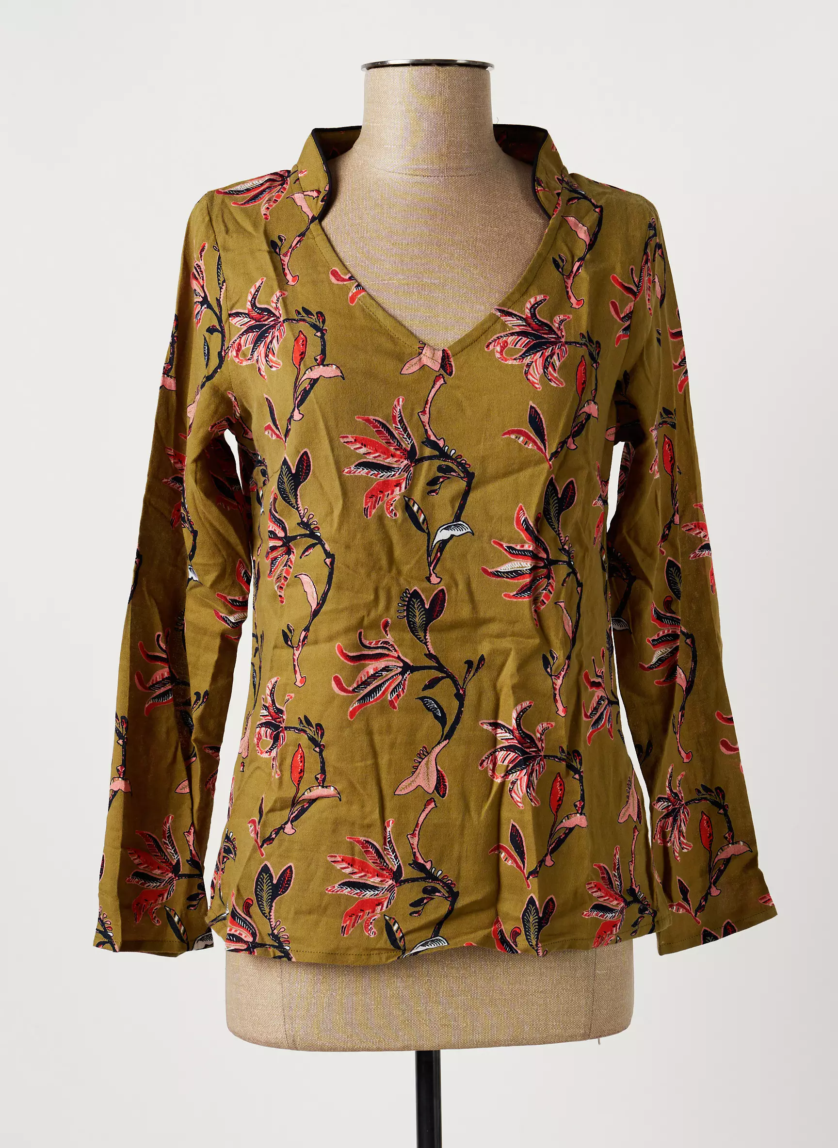La Fiancee Du Mekong Blouses Femme couleur vert