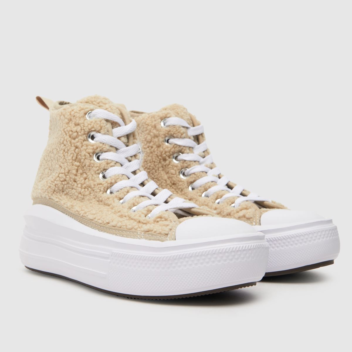 Converse beige All Star Move Hi Youth-sneakers