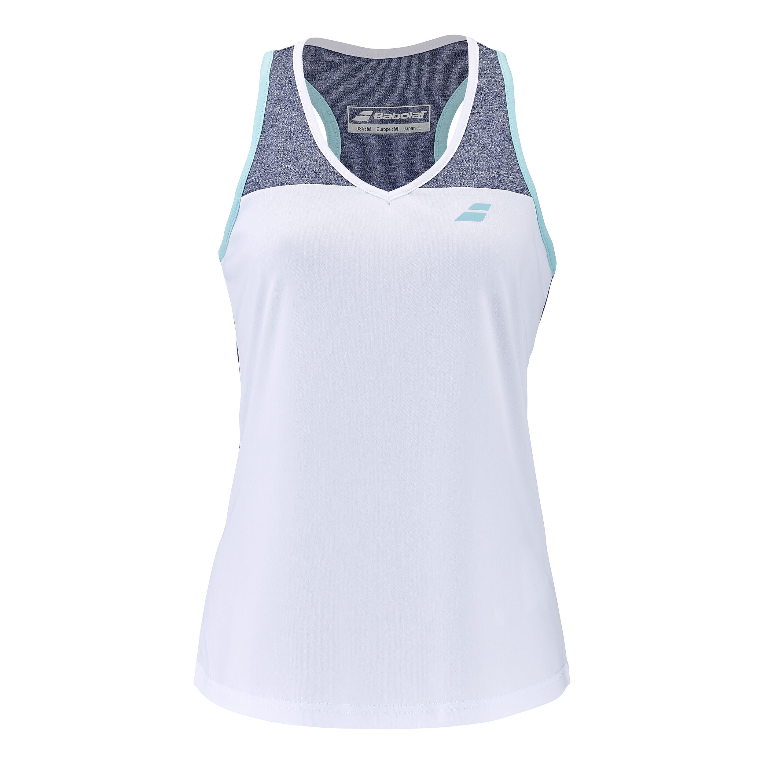 Play Tank-Top Damen - Weiß, Blau