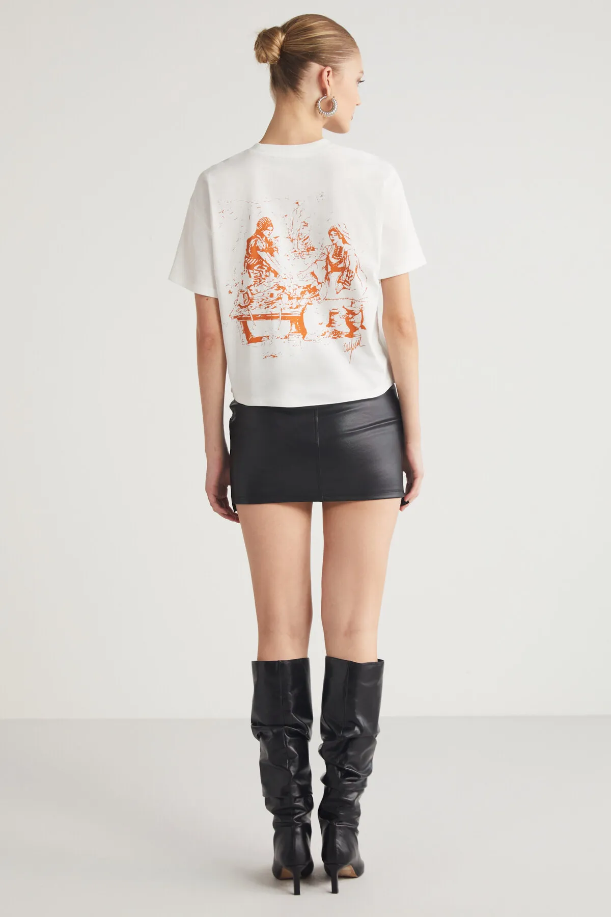 GRIMELANGE  T-Shirt - Ecru - Regular Fit