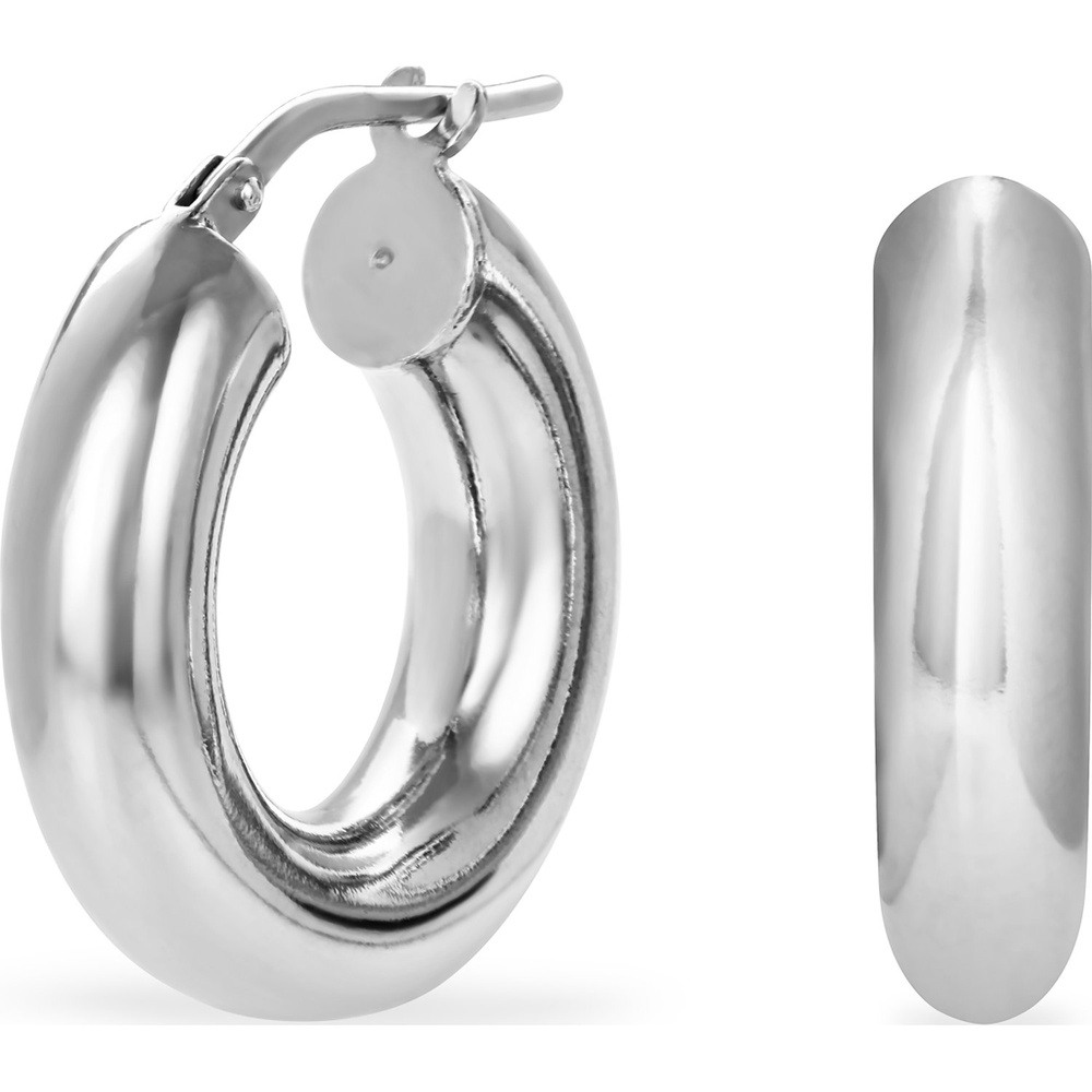 FAVS Créoles 925 Argent Boucles d'oreilles