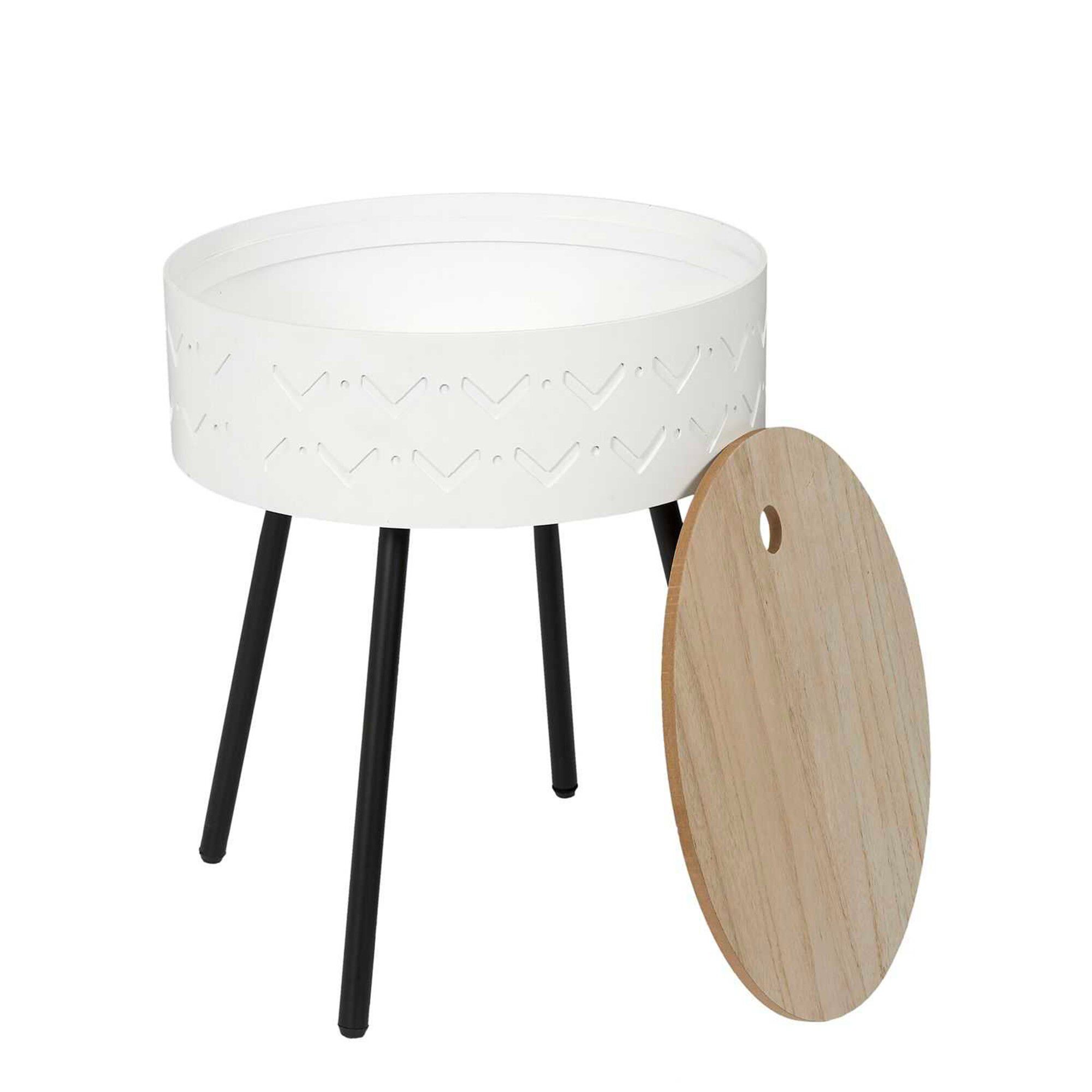 Table d’appoint-coffre déco