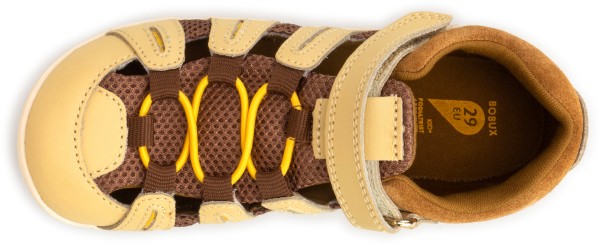 bobux kid+ ~ Summit Sandale ~ Sand & Caramel