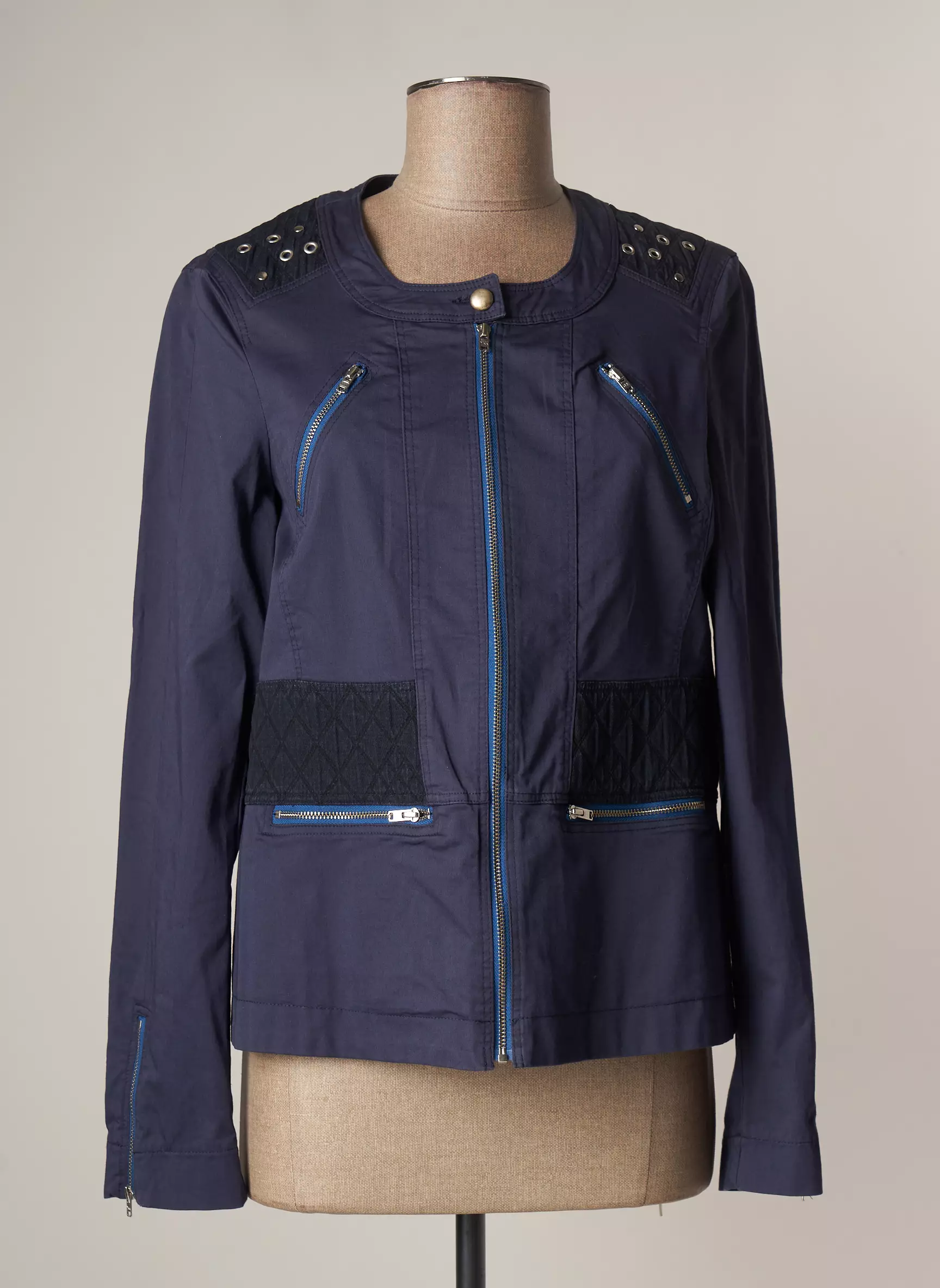 Quattro Vestecasual Femme couleur bleu