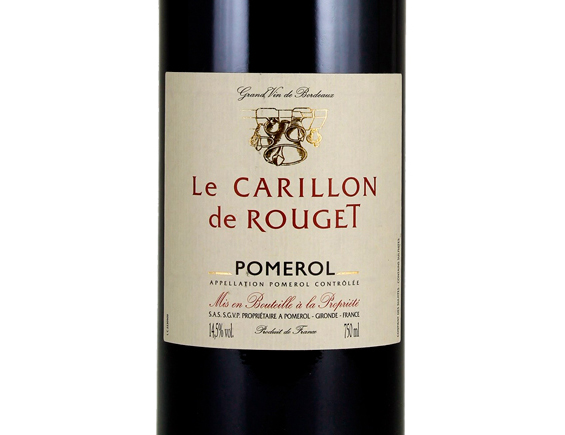 Le Carillon de Rouget 2013 Bordeaux Pomerol