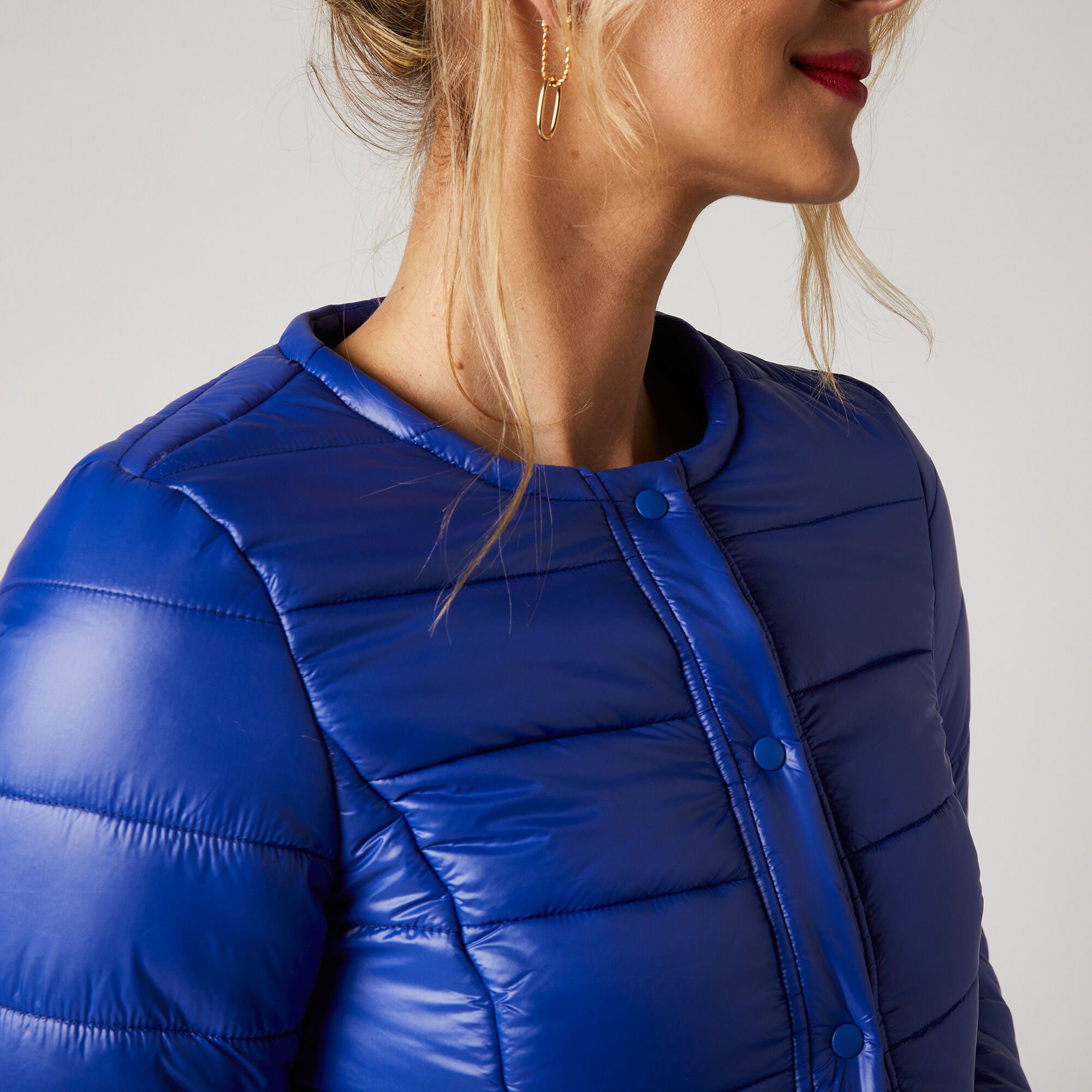 Veste doudoune col rond, déperlante