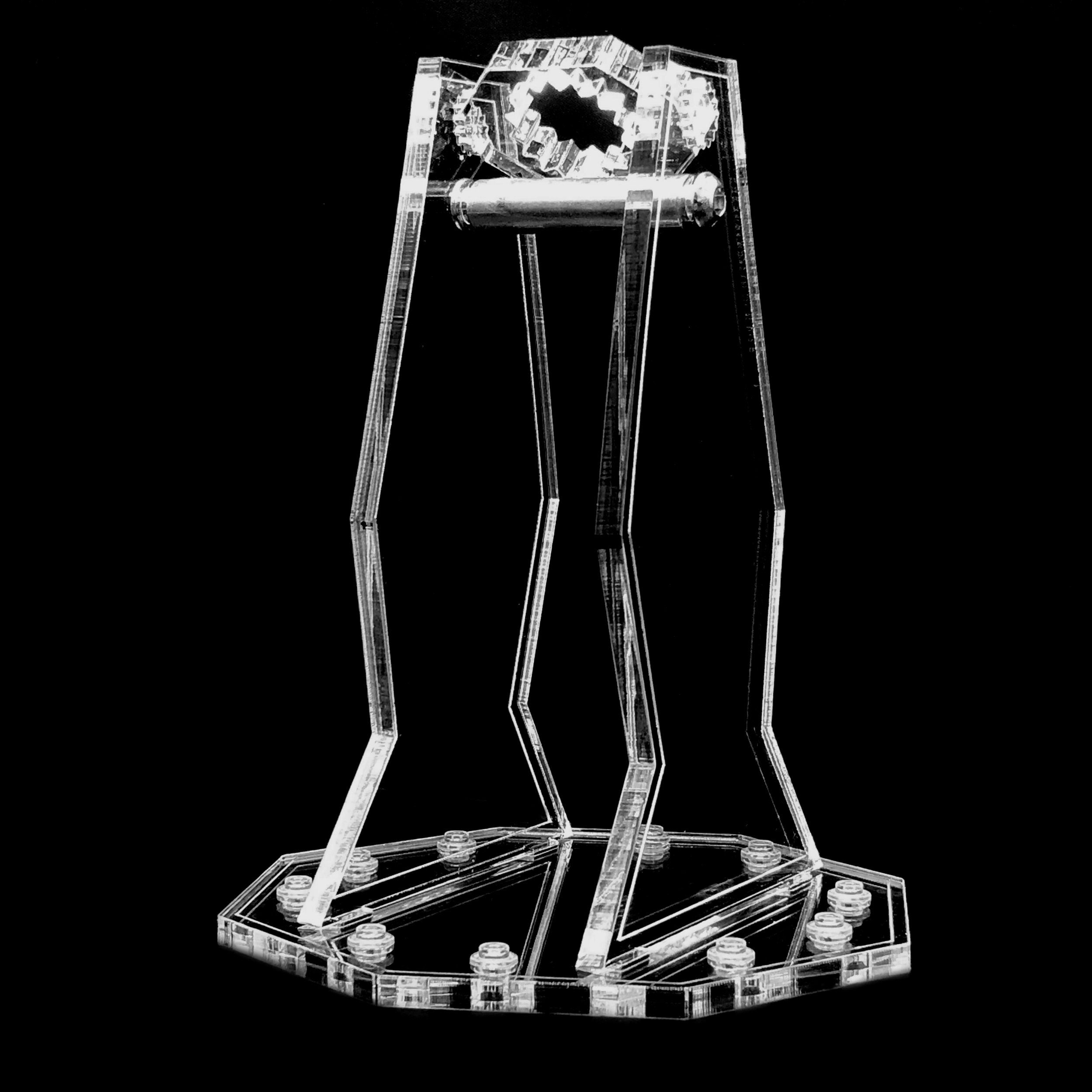 AREA17 Standfuß Universal Acryl Display Stand für Lego 75190 75218 75256 75257 75281 75292 75300 75301 75302 75314 75316 - Standfuß für nahezu jedes Lego Modell - erhältlich in 3 verschiedenen Höhen…, Passend für alle LEGO Modelle bei denen an der Un
