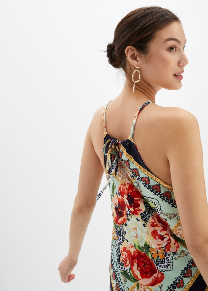 Top, Scarf-Print