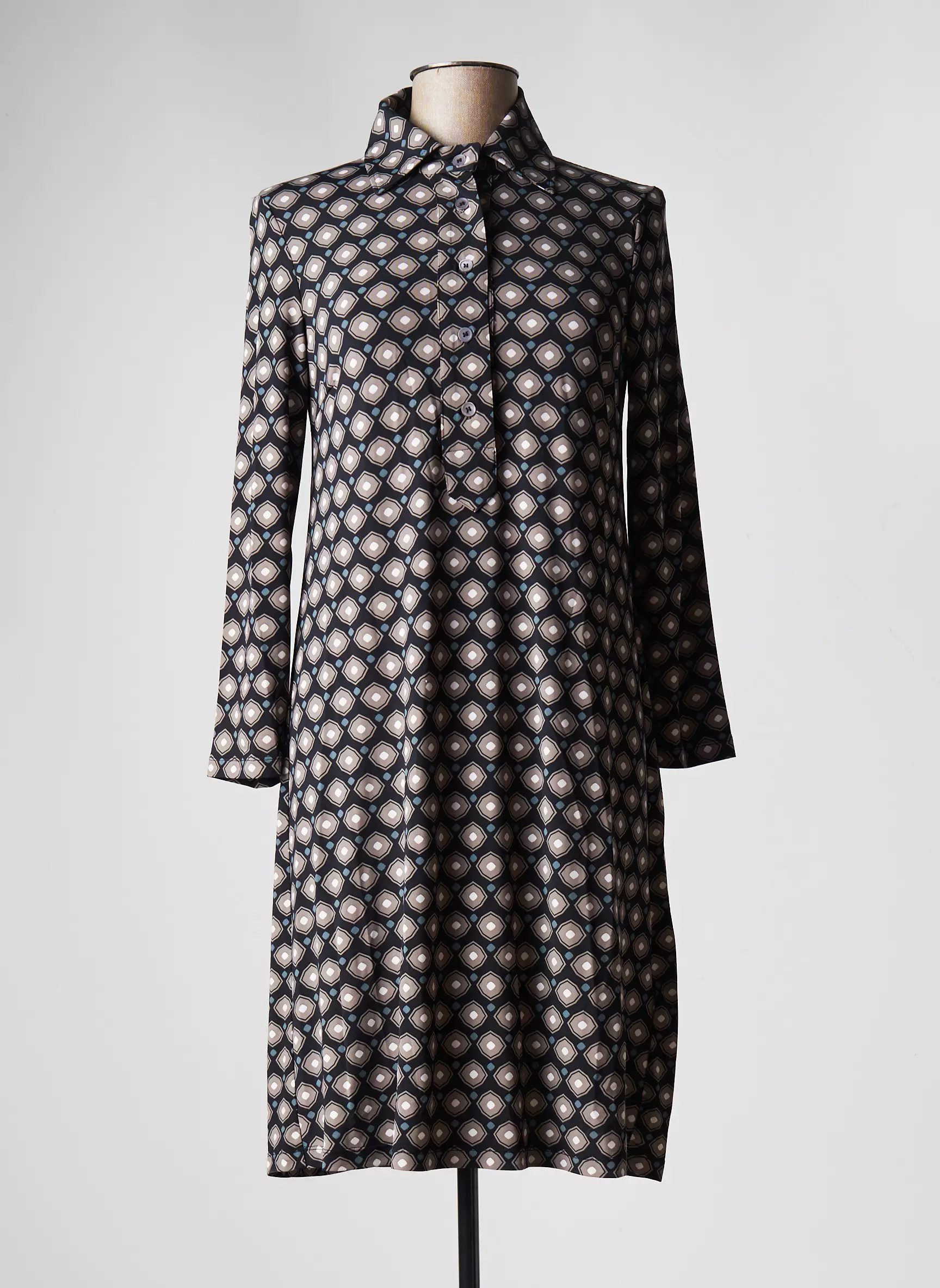 Maliparmi Robes Mi Longues Femme couleur noir