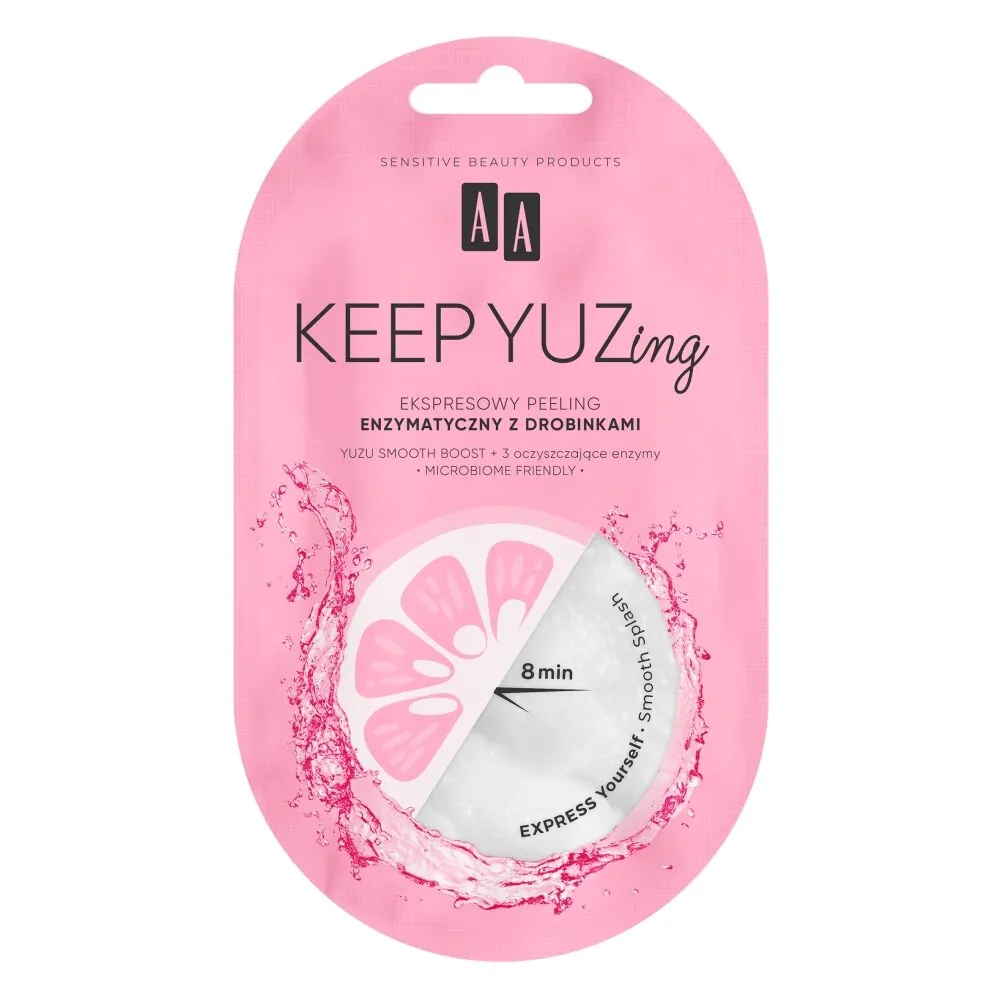 AA Keep Yuzing Express fermentinis pilingas su dalelėmis