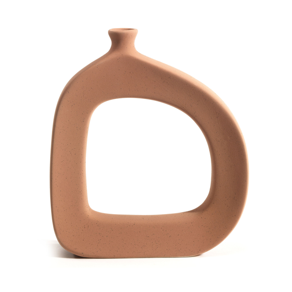 Vase braun