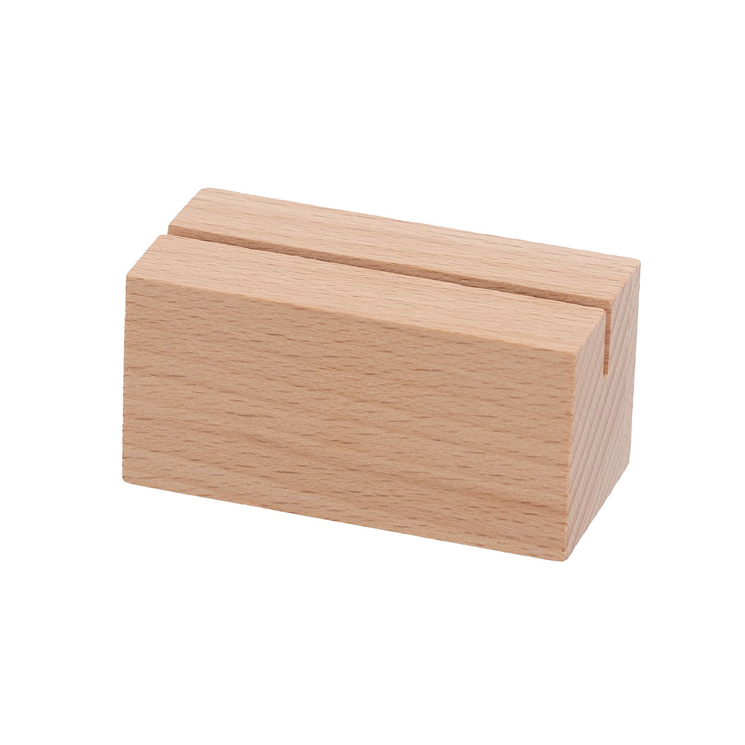 Kartenhalter aus Holz, 6 x 3 cm, 10 Stück